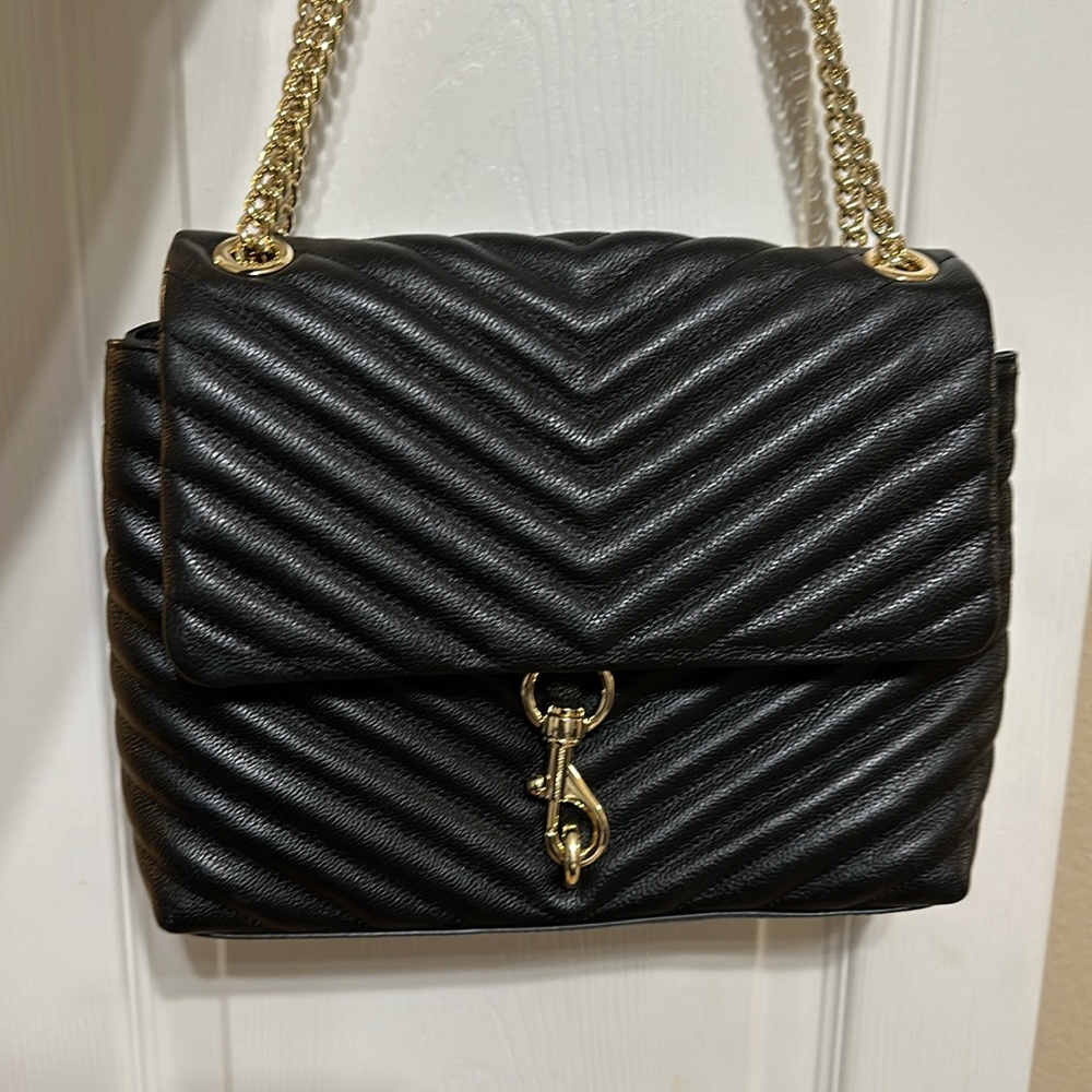 Rebecca Minkoff Edie flap shoulder bag.